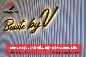 Thi công bảng hiệu, chữ nổi, hộp đèn quảng cáo tại Tân Bình
