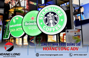 Thi Công Làm Bảng Hiệu Hộp Đèn Quảng Cáo Trọn Gói Tại Hoàng Long ADV