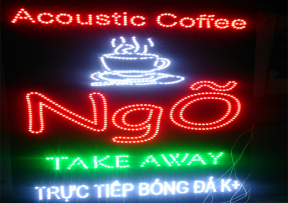 Đèn led quán cafe