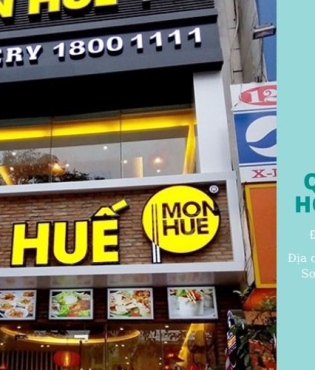 Dịch vụ làm bảng hiệu quán ăn Hoàng Long - Đồng hành cùng thương hiệu của bạn