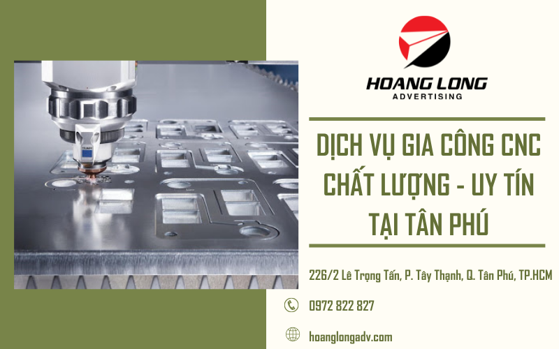 Dịch vụ gia công CNC chất lượng - uy tín tại Tân Phú